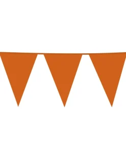 Orange vimpelguirlande, stor