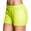 Paillet hotpants neon gul