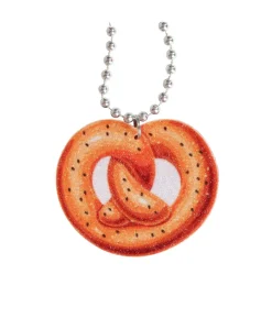 Perlehalskæde med pretzel