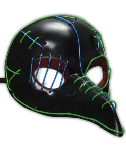 Pestlæge maske med LED lys