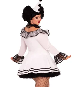 Pierrot Clown kostume, Plus