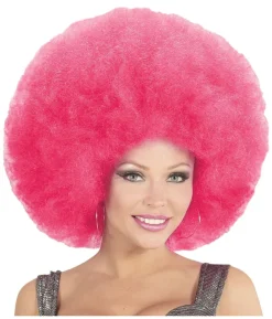 Pink afroparyk, stor