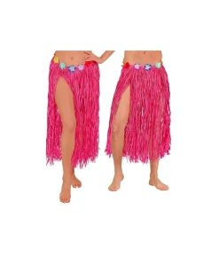 Pink bastskørt, 80 cm