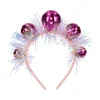 Pink discokugle hårbånd