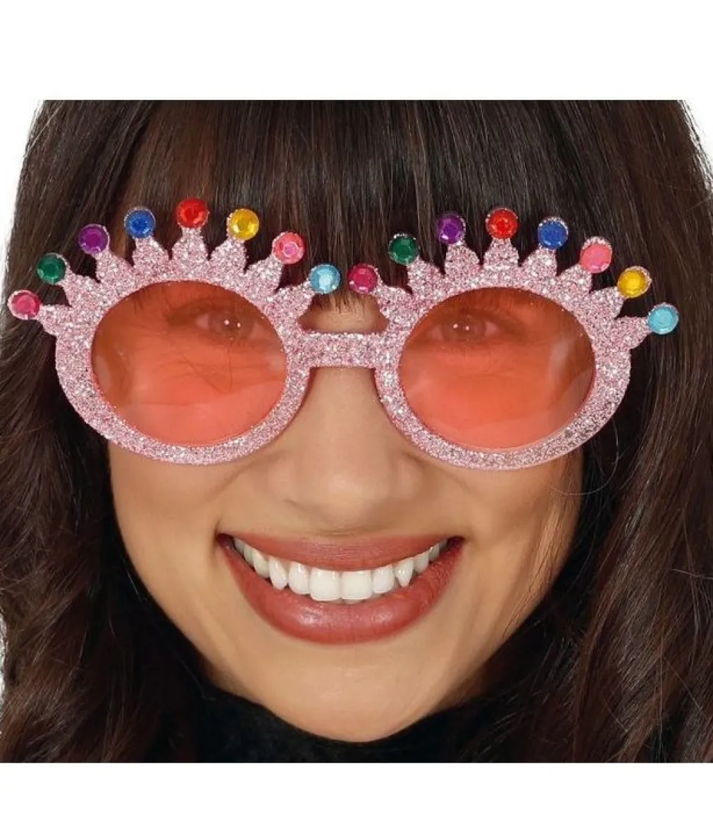 Pink glimmer briller