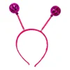 Pink hårbøjle med antenner