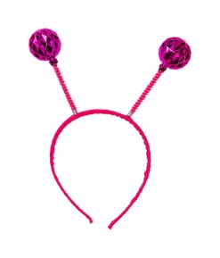 Pink hårbøjle med antenner
