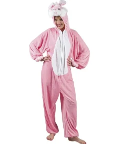 Pink kanin kostume