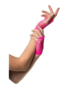 Pink korte nethandsker
