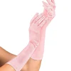 Pink lange handsker
