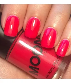 Pink neon UV neglelak