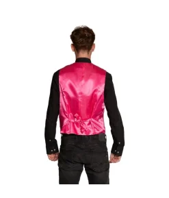 Pink pailletvest og butterfly