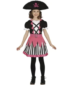 Pink pirat kostume til piger