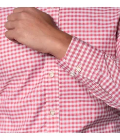 Pink ternet tyrolerskjorte