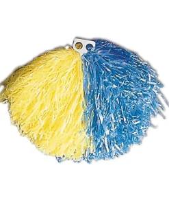Pom Pom blå og gul