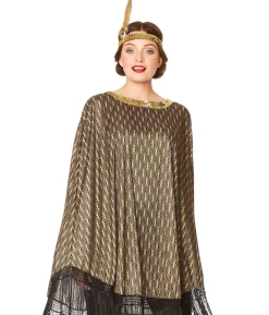 1920 Poncho med pandebånd