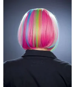 Rainbow UV paryk