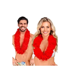 Rød hawaiikrans