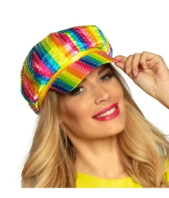 Regnbue cap