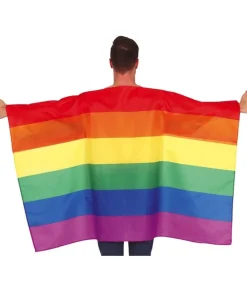 Regnbue flagkappe