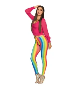 Regnbue leggings
