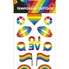 Regnbue pride tatovering