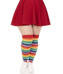 Regnbue stockings XL