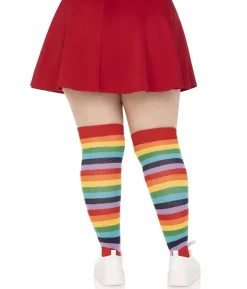Regnbue stockings XL