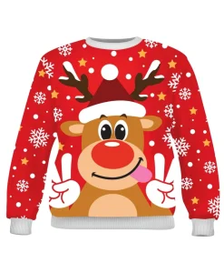 Rensdyr julesweater