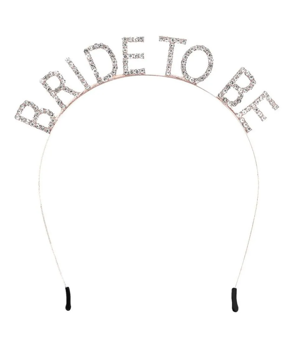 Rose gold Bride to be diadem
