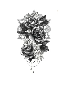 Rose tatovering