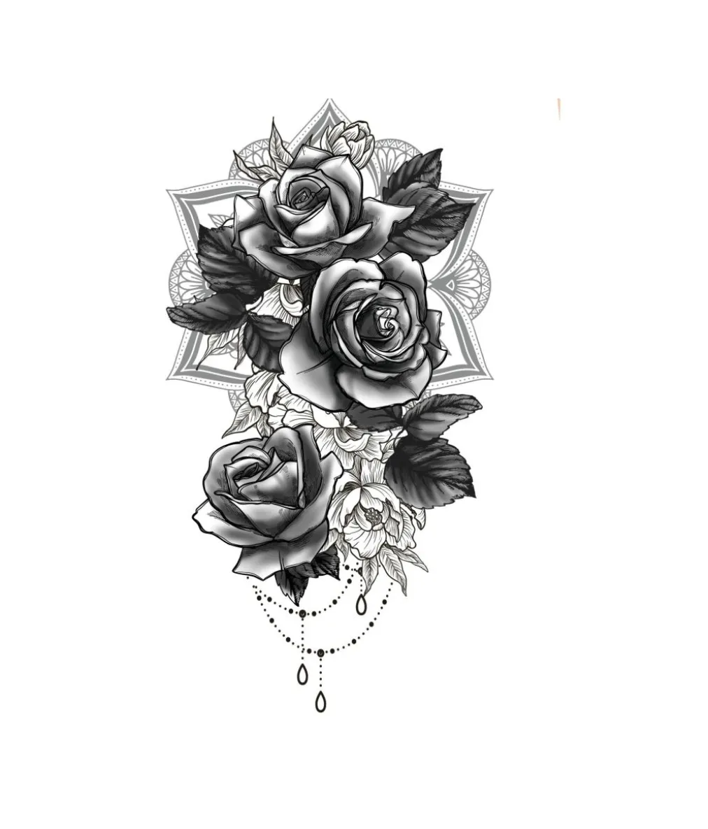Rose tatovering