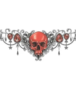 Ruby Skull tatovering