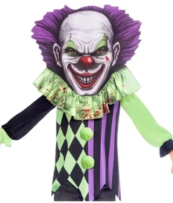 Scary clown kostume, Big head