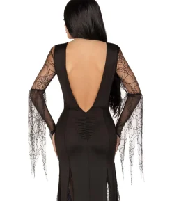 Sexy Spooky Morticia kostume