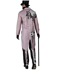 Skelet brudgom kostume