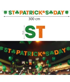 Skt. Patrick banner, 300 cm