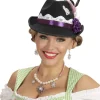 Sort Bavarian fedorahat