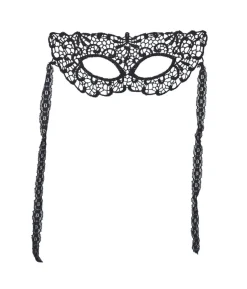 Sort blonde halvmaske