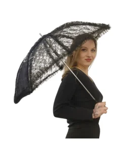 Sort blonde paraply