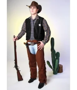 Sort Cowboyvest