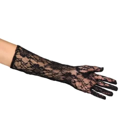 Sorte lange blondehandsker