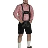 Sorte lederhosen, korte