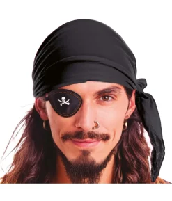 Sort pirat bandana