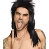 Sort Rockstar paryk