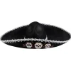 Sort Sombrero Calavera