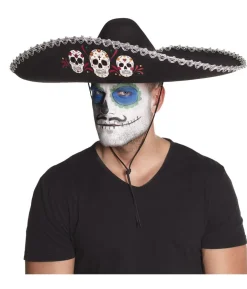 Sort Sombrero Calavera