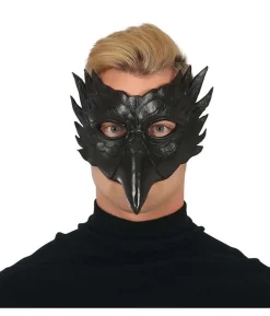 Sort ugle maske