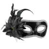 Sort Venice Fiore halvmaske