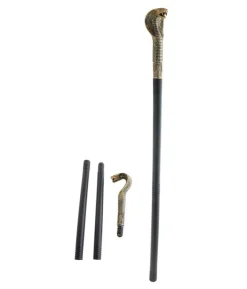 Stok med slangehoved, 3 delt